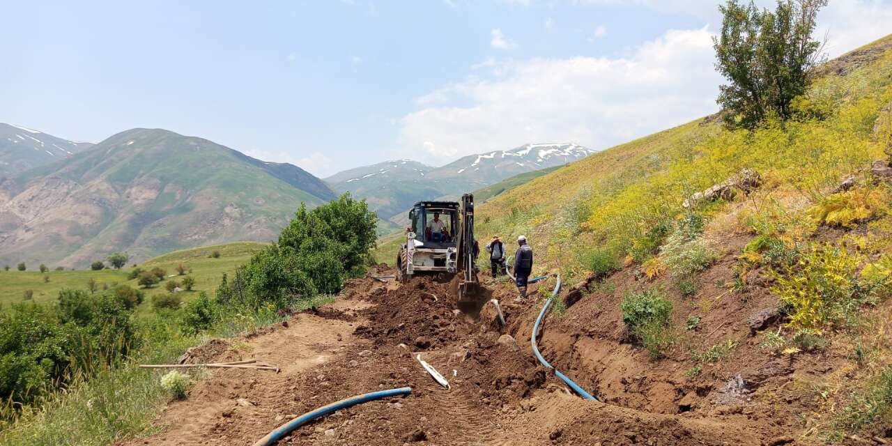 Golan Bölgesinde zorlu su arızası mesaisi