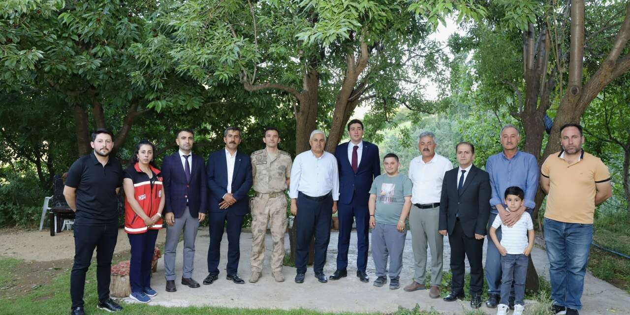 Kaymakam Erdoğan’dan Şehit Sivdin Kılıç’ın ailesine ziyaret