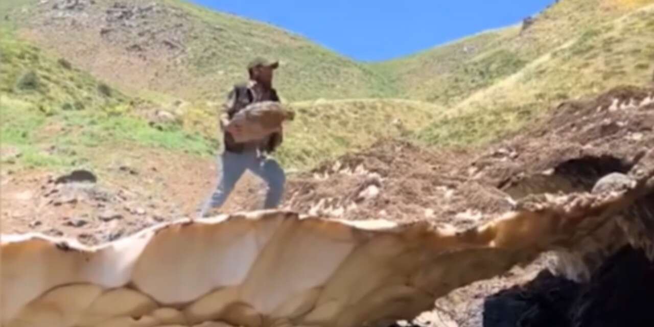 Kar tünelini yıkan genç hakkında inceleme başlatıldı