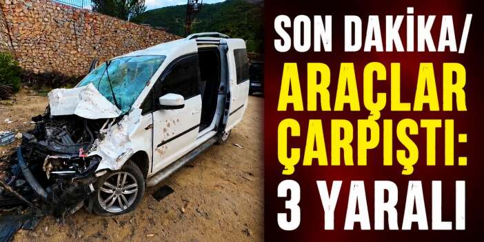 Şemdinli'de araçlar çarpıştı 3 yaralı