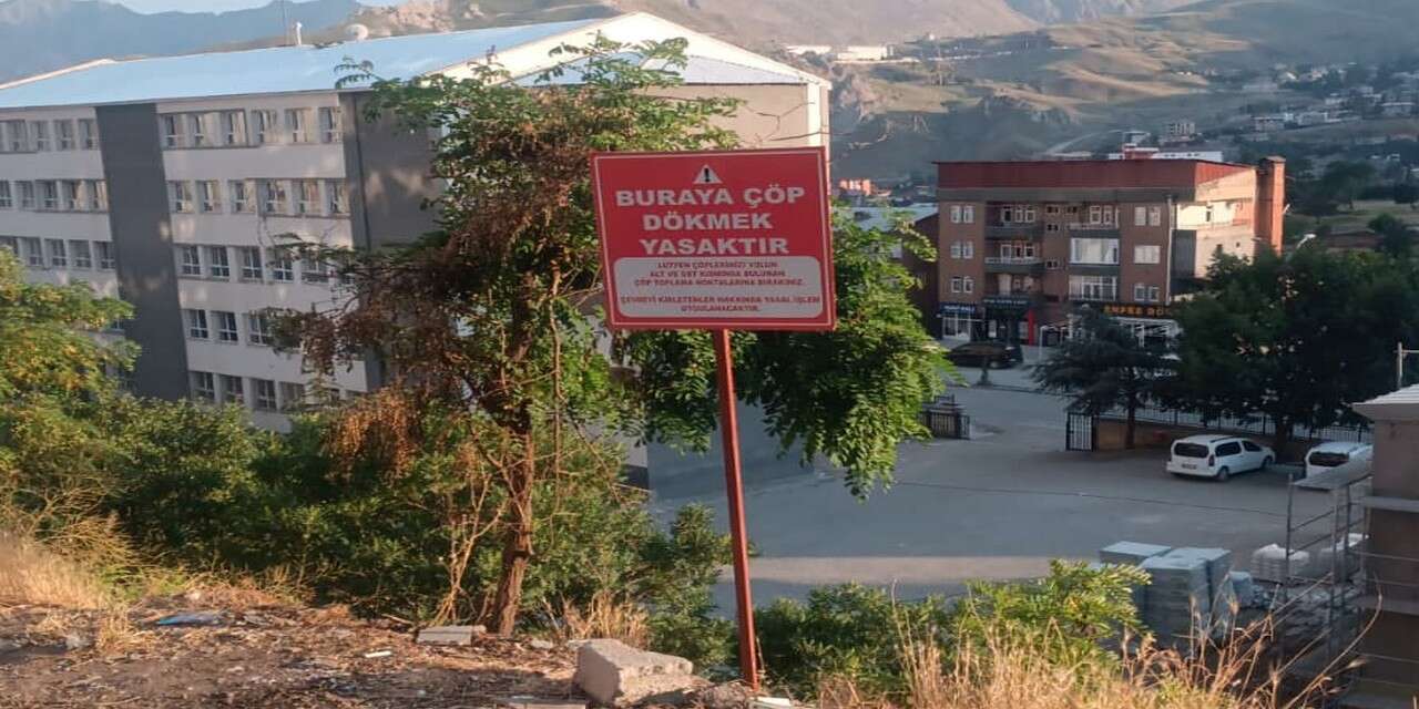 Hakkari'de çöp denetimi: Kameralı takip başladı