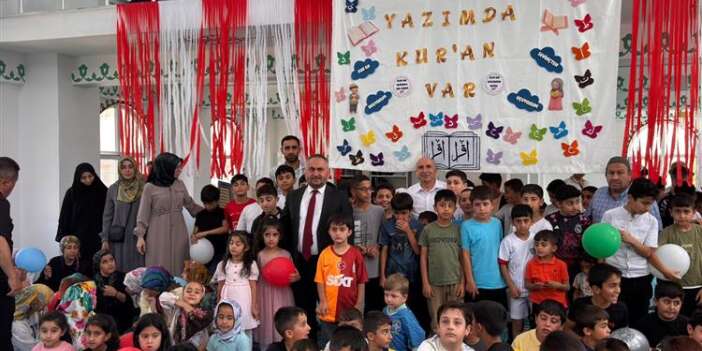 Hakkari’de yaz Kur’an kursları dualarla başladı