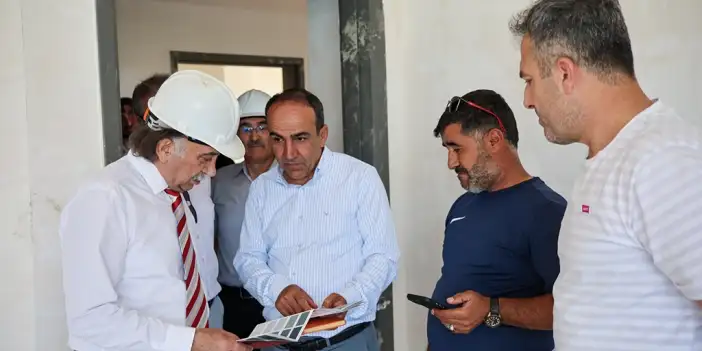 Rektör Gençcelep Çölemerik MYO inşaatını inceledi