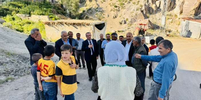 Başkan Kaya'da Işıklar köyü ’ne ziyaret
