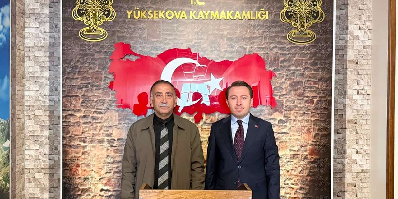 Hakkari Üniversitesi Rektörü Gençcelep’ten Kaymakam Hülür’e ziyaret