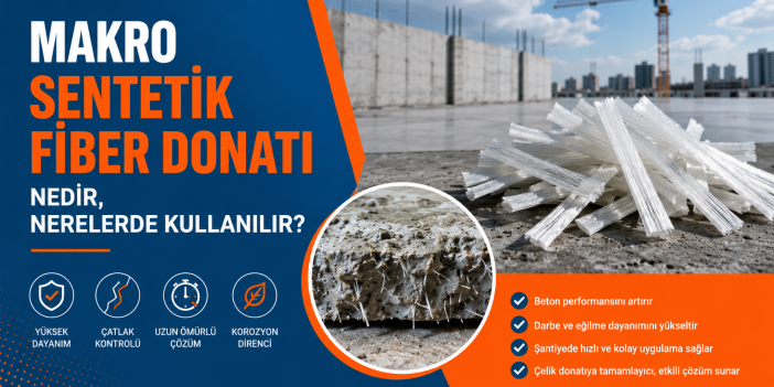 Makro Sentetik Fiber Donatı Nedir, Nerelerde Kullanılır?