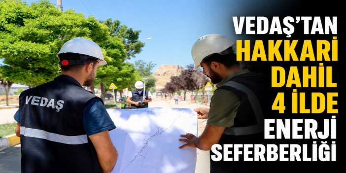VEDAŞ’tan Hakkari dahil 4 ilde enerji seferberliği