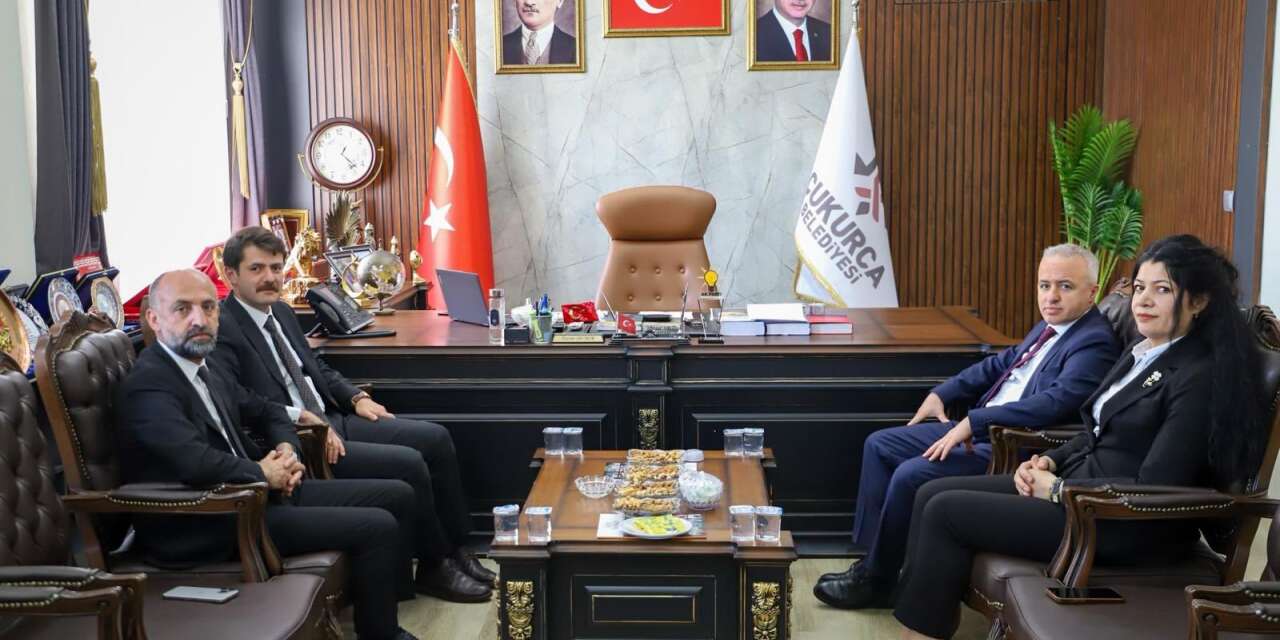 Kaymakam Cebeci, Müdür Ayata'dan Başkan Demir'e ziyaret