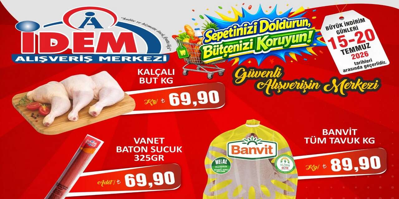 İDEM AVM'den Temmuz ayı indirimi