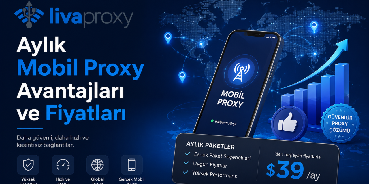 Aylık Mobil Proxy Avantajları ve Fiyatları
