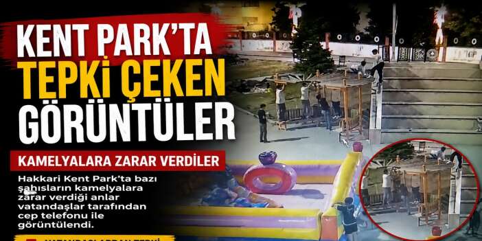 Kent Park'ta tepki çeken görüntüler