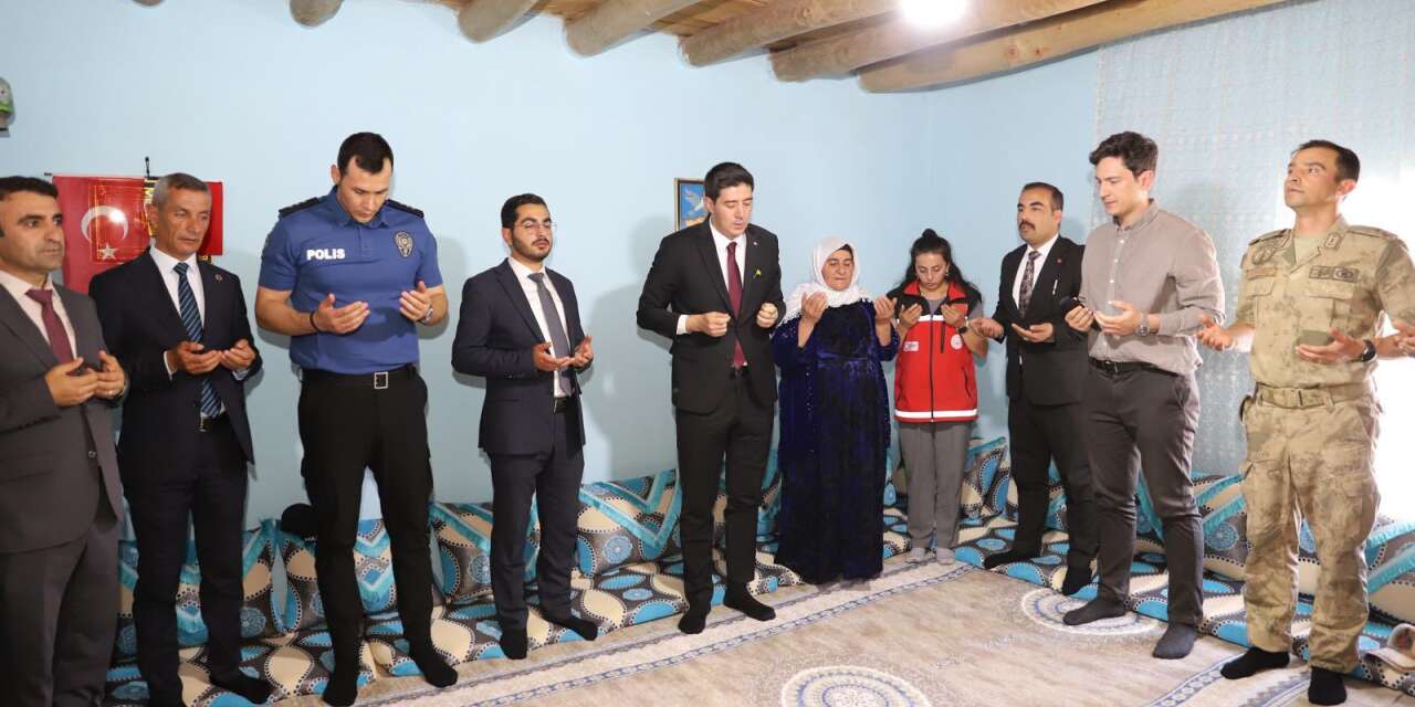 Şemdinli'de Şehit Aileleri ve Gaziye 15 Temmuz ziyareti