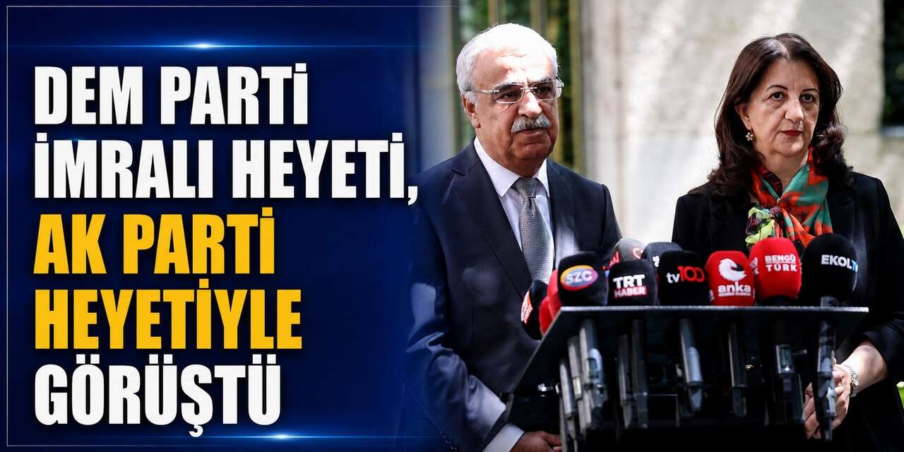 DEM Parti İmralı Heyeti, AK Parti Heyetiyle Bir Araya Geldi