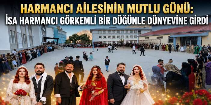Harmancı Ailesinin Mutlu Günü: İsa Harmancı görkemli bir düğünle Dünyaevine girdi