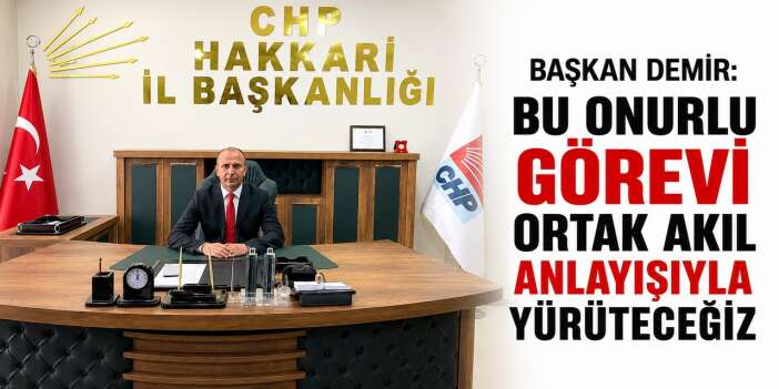 CHP'li Demir görevine başladı