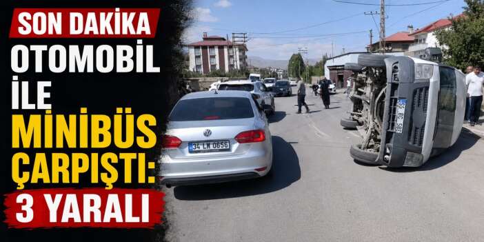 Trafik Kazası: 3 yaralı