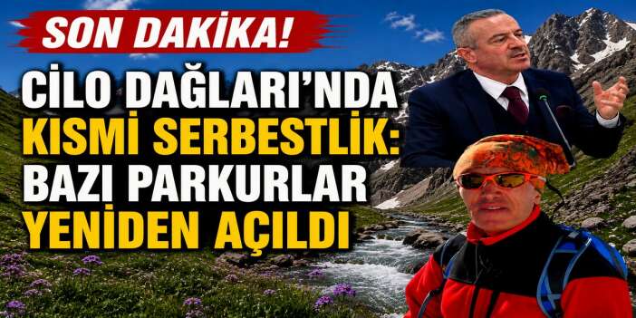 Cilo Dağları'nda kısmi serbestlik başladı