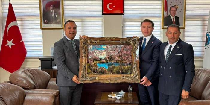 Kaymakam Hülür'den Başkan Çiçek'e nezaket ziyareti