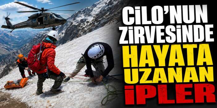 Cilo'nun zirvesinde hayata uzanan ipler
