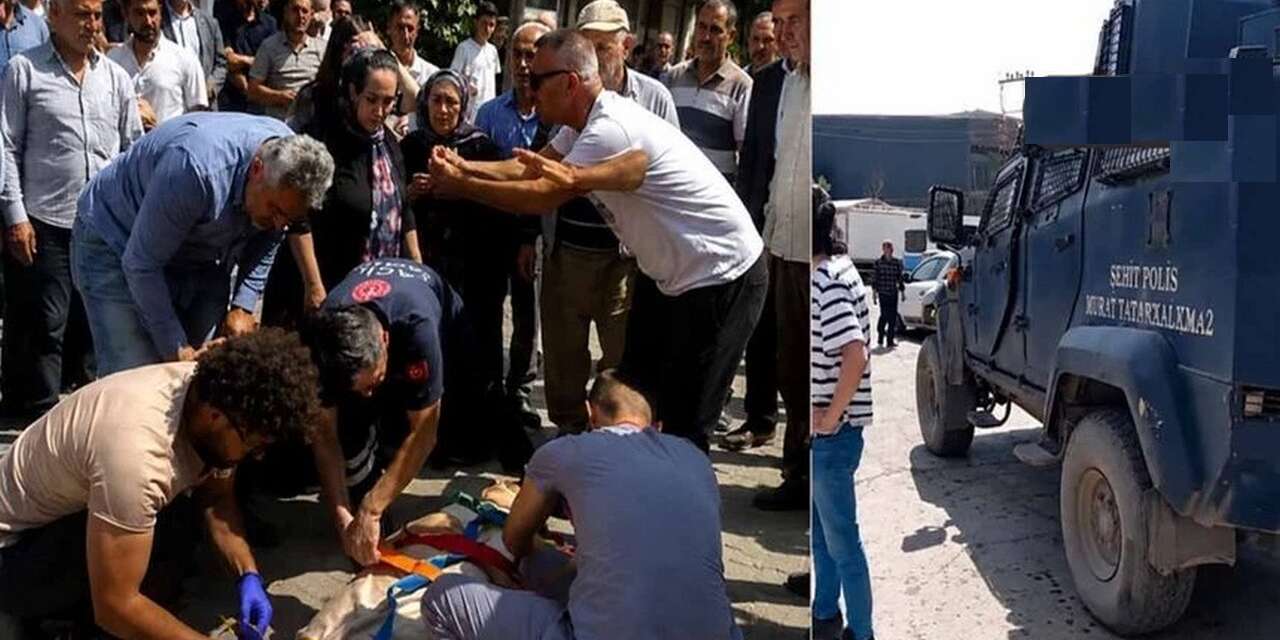 Zırhlı aracın çarptığı genç kadın yaralandı