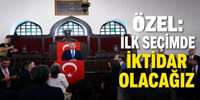 Özel, yeni partinin kurucu başkanı oldu