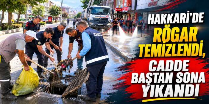 Hakkari'de çöp tepkisi: Rögarlar atıklarla tıkandı