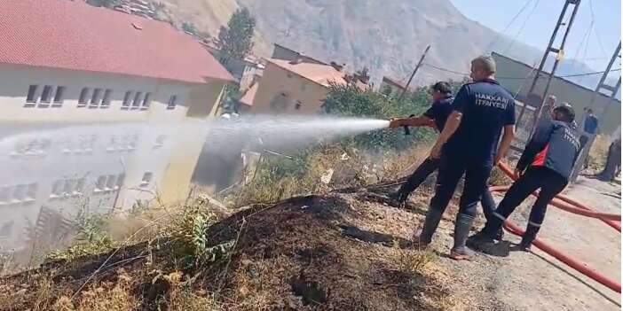 İtfaiyenin hızlı müdahalesi olası tehlikeyi önledi