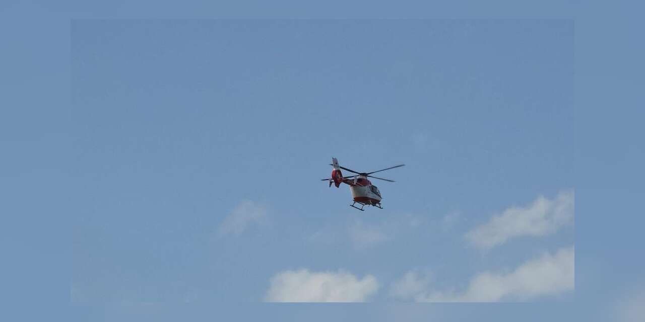 Ambulans helikopter entübe edilen çocuk için havalandı