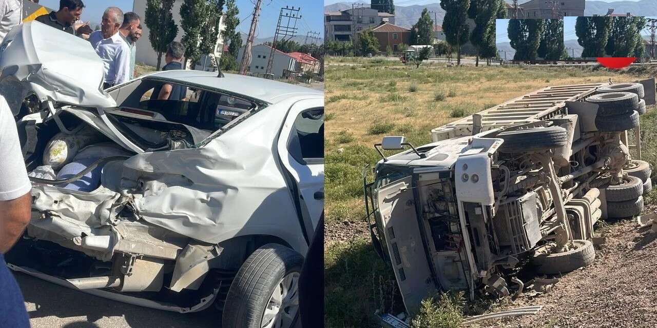 Yüksekova'da Trafik kazası 5 yaralı