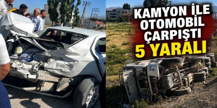 Yüksekova'da Trafik kazası 5 yaralı