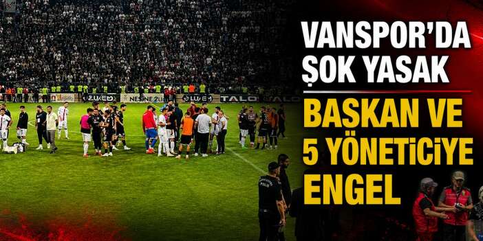 Vanspor'da Şok Yasak