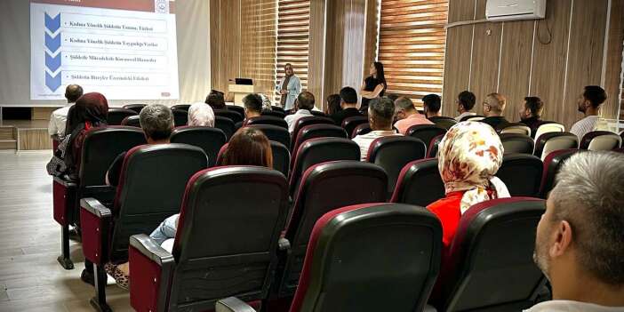 Yüksekova SHM'de hizmet içi eğitim