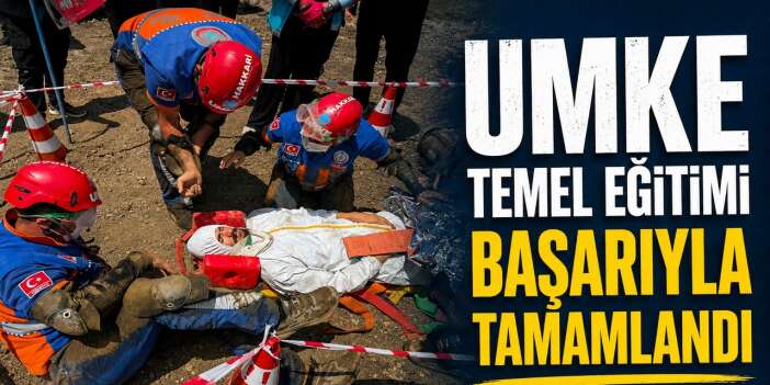 Hakkari'de UMKE eğitim kampı sona erdi