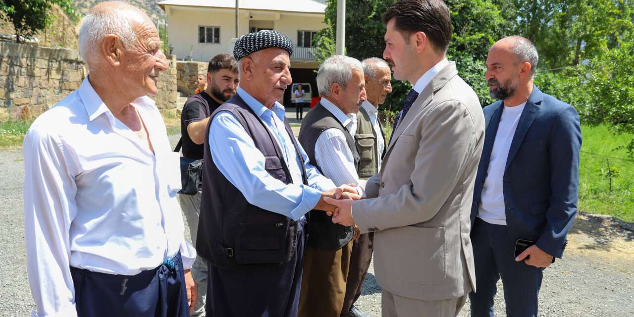 Kaymakam Cebeci ve Başkan Demir, köyleri ziyaret etti