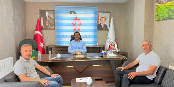 Şemdinli Belediyesinde TKDK heyeti ağırlandı