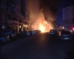 ŞEMDİNLİ PATLAMA SESİYLE YANKILANDI