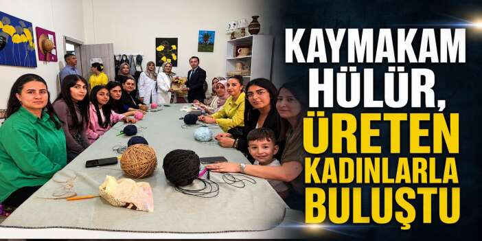 Kaymakam Hülür, ADEM ve halk eğitim merkezini ziyaret etti
