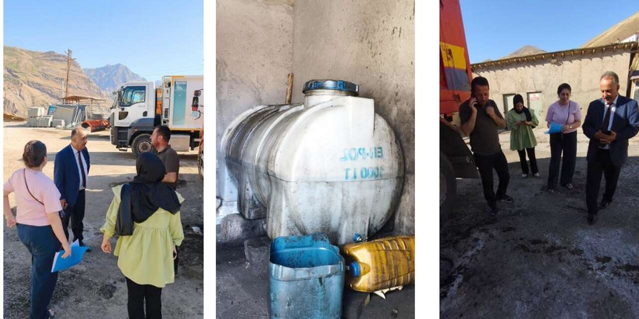 Hakkari Belediyesinde atık yağ yönetimi yerinde incelendi