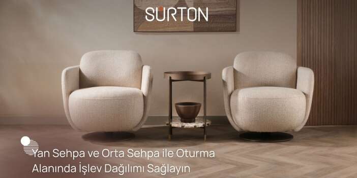 Yan Sehpa ve Orta Sehpa ile Oturma Alanında İşlev Dağılımı Sağlayın