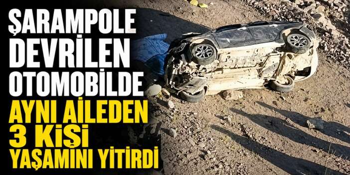 Katliam gibi kaza: 3 ölü, 3 yaralı