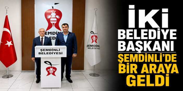 Başkan Tahmazoğlu'ndan Şemdinli Belediyesi'ne ziyaret