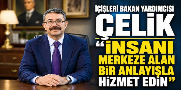 Bakan Yardımcısı Ali Çelik, Tecrübelerini kaymakam adaylarıyla paylaştı