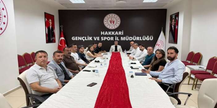 Hakkari'de Gençlik ve Sporun Yol Haritası Belirlendi