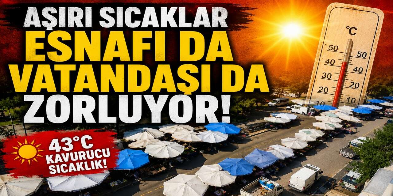 Diyarbakır'da kavurucu sıcaklar pazarı vurdu