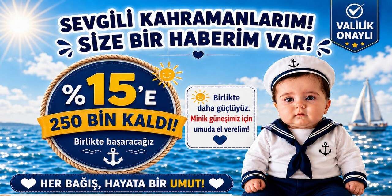 Minik Mehmet Bahadır'ın tedavisi için geri sayım başladı
