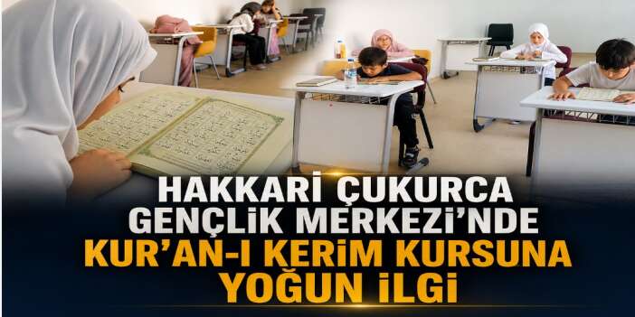 Çukurca Gençlik Merkezi'nden anlamlı eğitim