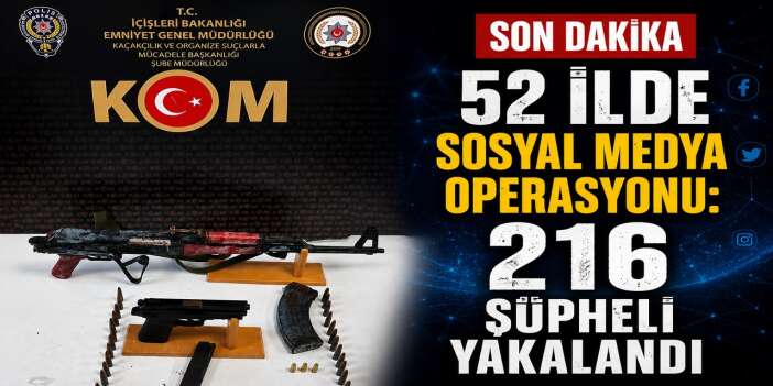 Sosyal Medyada suç propagandasına darbe