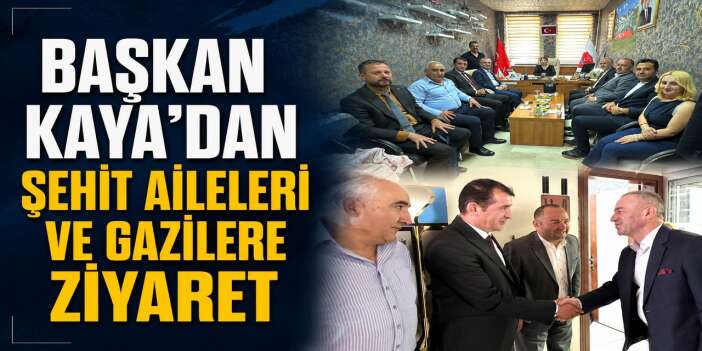 AK Parti Hakkari'den Şehit Ailelerine vefa ziyareti