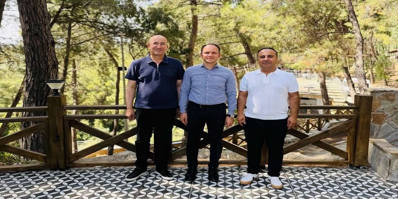 Başkan Büyüksu ve Başkan Çiçek'ten Kaymakam Akpınar'a nezaket ziyareti