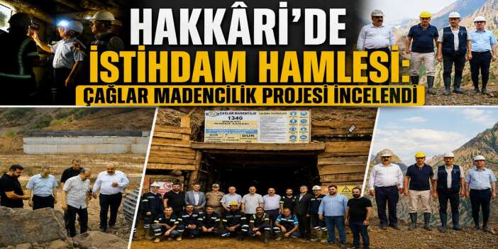 Vali Taşyapan, Başkan Kaya'dan Çağlar Madenciliğe ziyaret